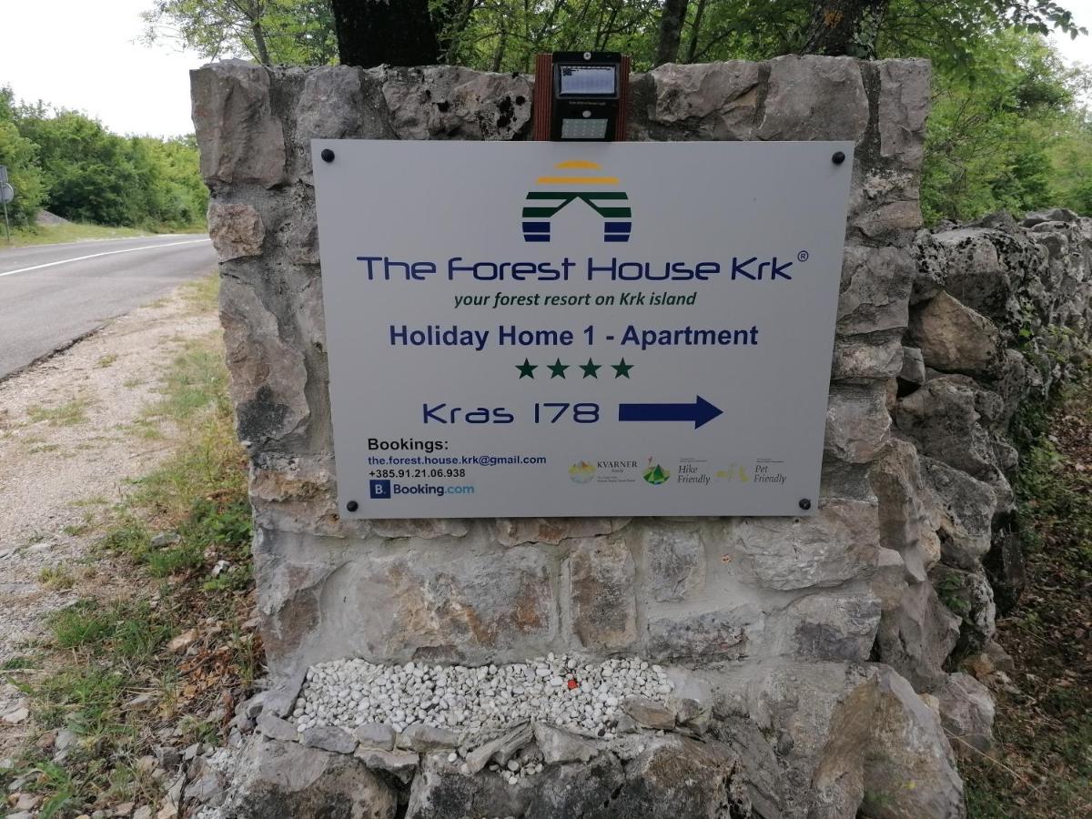 The Forest House Krk 1 Kras Exteriör bild